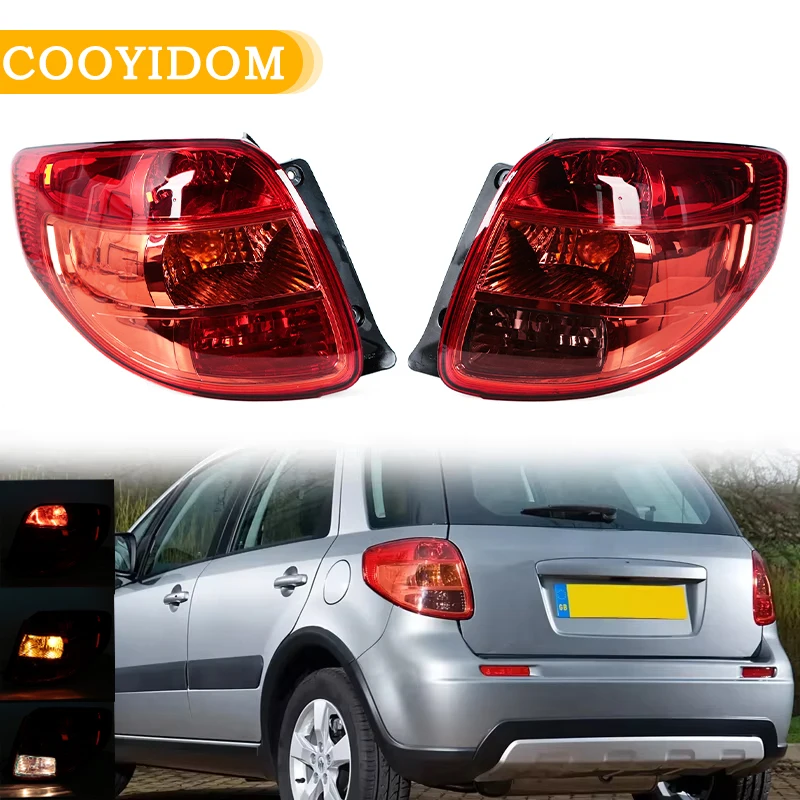 

Для Suzuki SX4 хэтчбек 2007 2008 2009 2010 2011 2012 автомобильный задний фонарь в сборе стоп-сигнал стоп-сигнал хвост с лампочкой