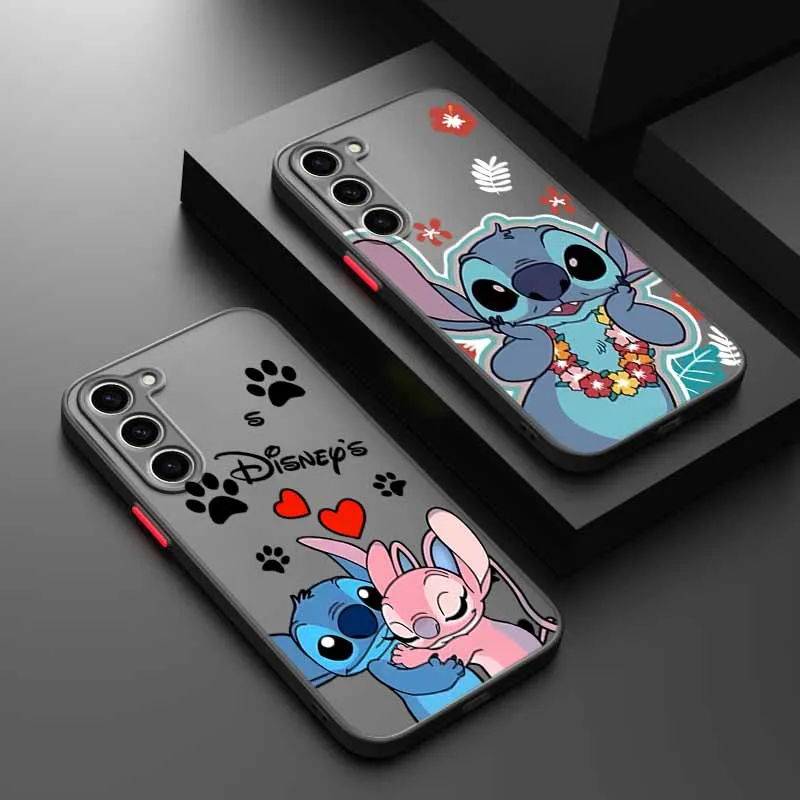 Disney Stitch Strawberry Cute For Samsung A56 A55 A54 A53 A36 A34 A33 A32 A31 A26 A25 A24 A23 A22 A21S A17 A15 A07 Phone Case - náhled 3