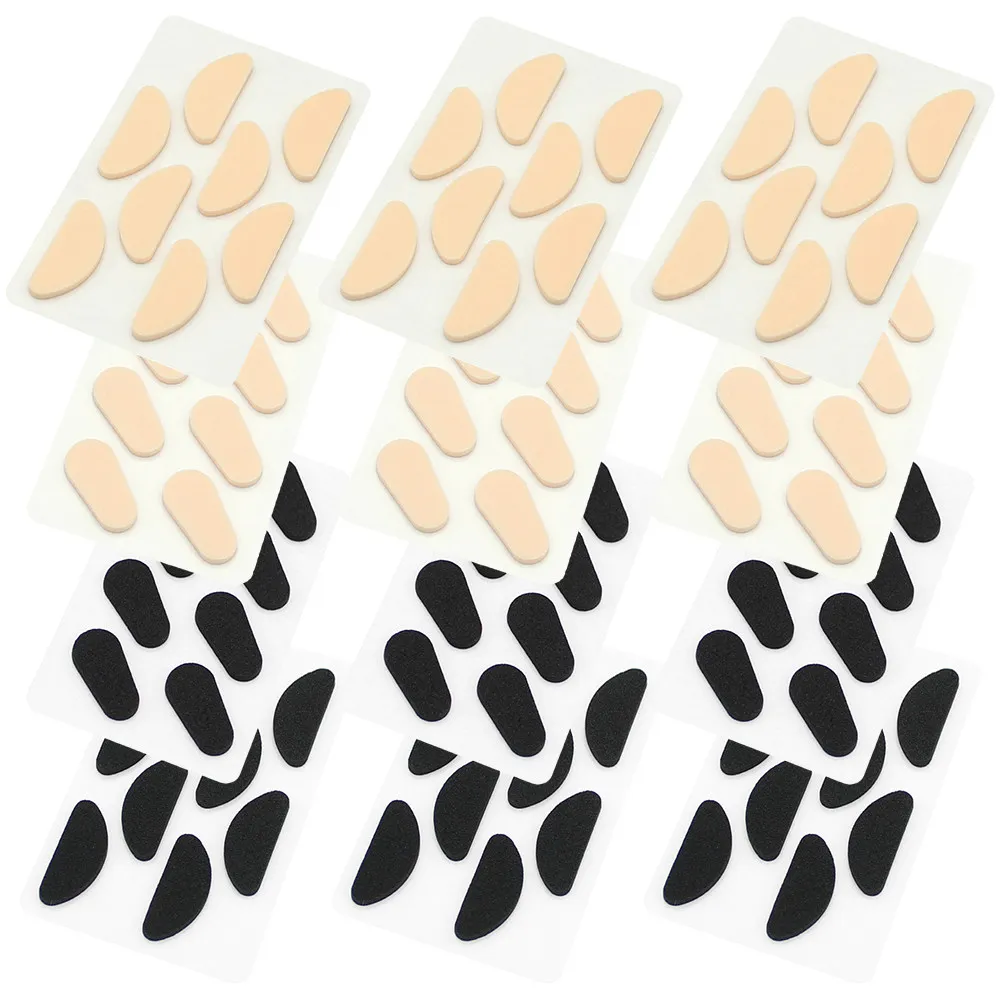 40Sheets Glasses Nose Pads Sponge Soft Adhesive Anti-Skid Eyewear Nose Protectors for Sunglasses Full-Frame Eyeglasses