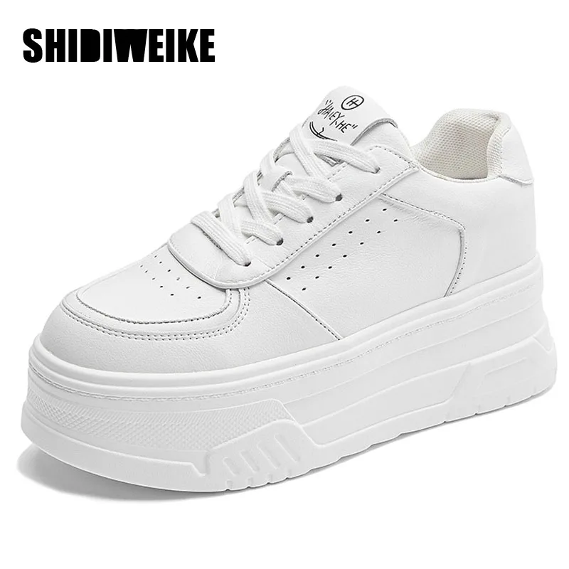 

Platform Sneakers White Woman Vulcanize Shoes Femme Tenis Con Plataforma Luxury White Casual Shoes For Women 2023 Zapatos Mujer