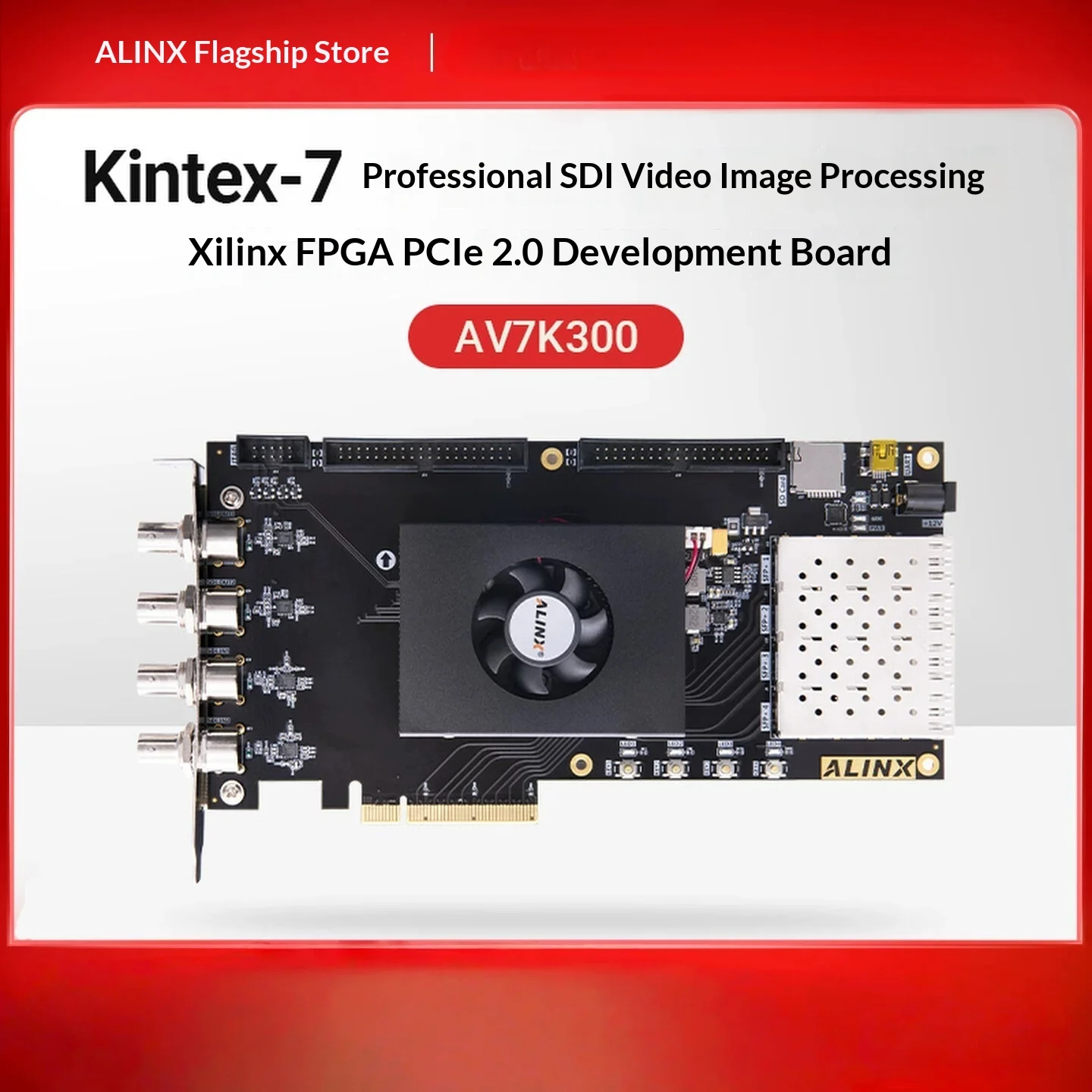 ALINX FPGA Development Board Xilinx Kintex7 XC7K325T 3G SDI Video Image Capture PCIe