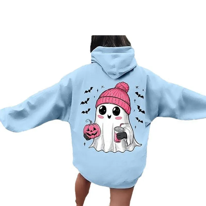 2025 New Fashionable and Comfortable Hoodie Cartoon Pattern Printed Hoodie Comfortable Casual Sports Women's Sweatshirt Top