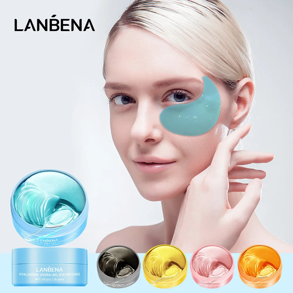 

Увлажняющая женская маска для глаз LANBENA Blue Beina, 5 стилей, 60 шт., 30 пар