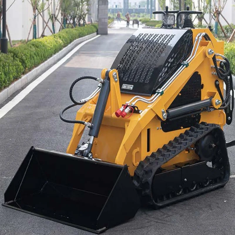 جرافة انزلاقية عالية الأداء مخصصة، قوية ومتينة، مناسبة لعمليات مواقع البناء المعقدة المختلفة