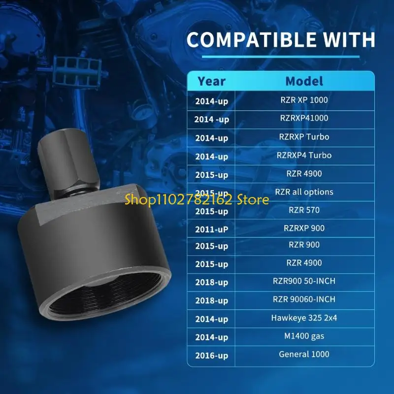 

547B Motorcycle Flywheel Puller 50mmx1.5 Steel Construction for Safe Efficient Compon