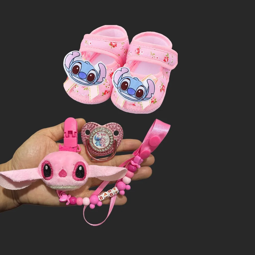 

Детская пустышка (с защитным колпачком) с милым дизайном, держатель для пустышки для новорожденных, пинетки для новорожденных с мультяшными рисунками, пинетки для новорожденных, обувь для новорожденных.