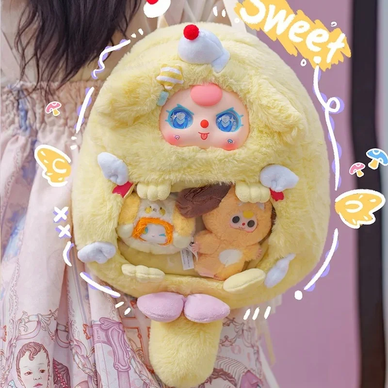 

Genuine Baby Three Ita Bag 600% Series Blind Box Cute Big Plush Doll Portable Backpack Ornament Trendy Toy Girls Kids Gift