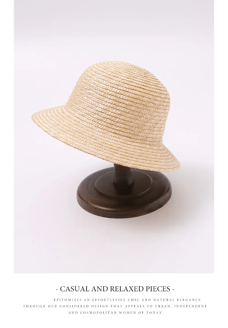 Sommerlicher ländlicher Weizenstrohhut mit großer Krempe, UV-Schutz, Sonnenhut für Kleinkinder, Jungen und Mädchen, Strand, Alltag, passende Kleidung – Detail 9