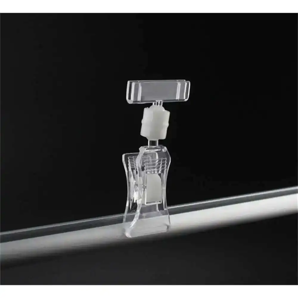 Pop Price Label Card Holders Display Merchandise Sign Signage Paper Promotion Clear Small In Retail Shop - Image 2