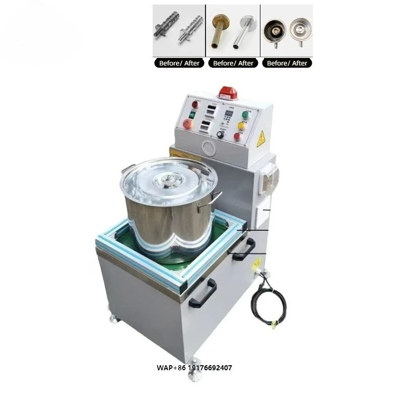 

High Frequency Industrial Magnetic Grinding Polishing Machine Gearbox Motor 0.75kW Power for Stainless Steel Surface Deburring