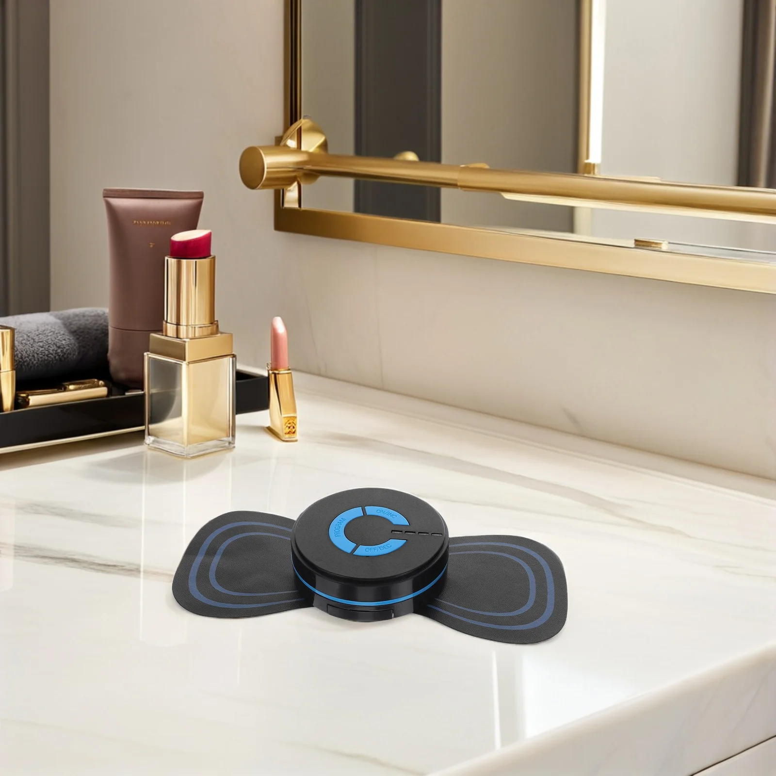 

Neck Massager 10 Modes Adjustable Small Lightweight Cervical Massager For Home Office Travel Back Muscle Stimulator Pain