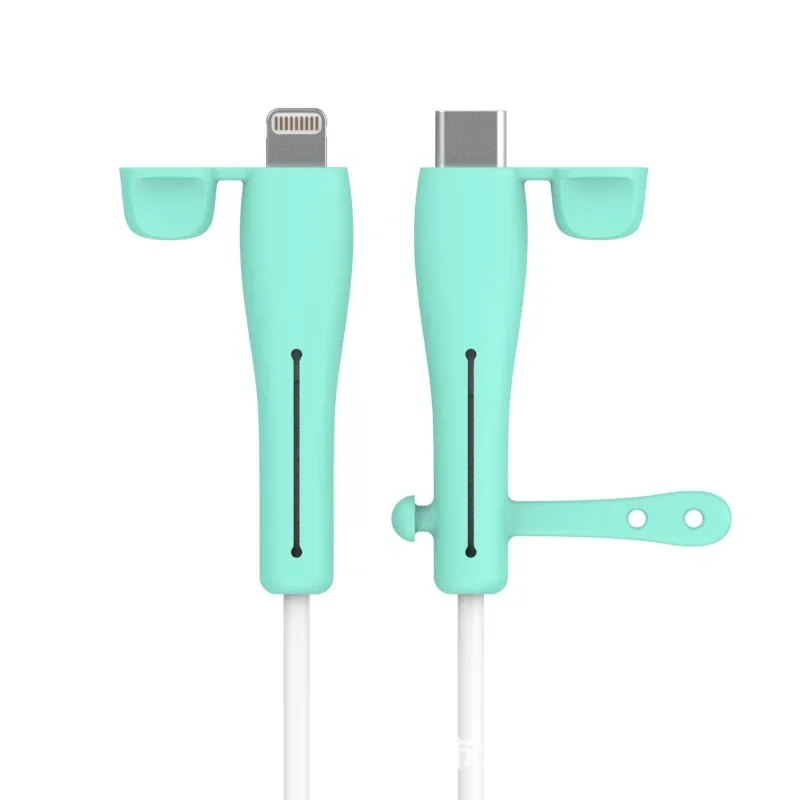 Type C USB Cable Protector for Apple AtoL 20W for Android Type C ATC Microusb USB Cable Protective Cover Case Sleeve