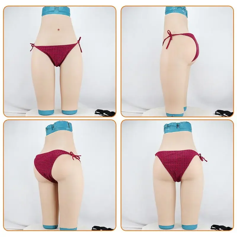 Fake Breast Form And Vagina Shapewear Set Silicone Buttock Enhancer Pants Realistic Boobs Man to Women Cosplay Crossdresser