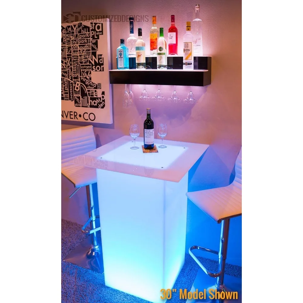 24 "2 Tier Muur Gemonteerde Liquor Display Bar Planken W/Wijnglas Rack