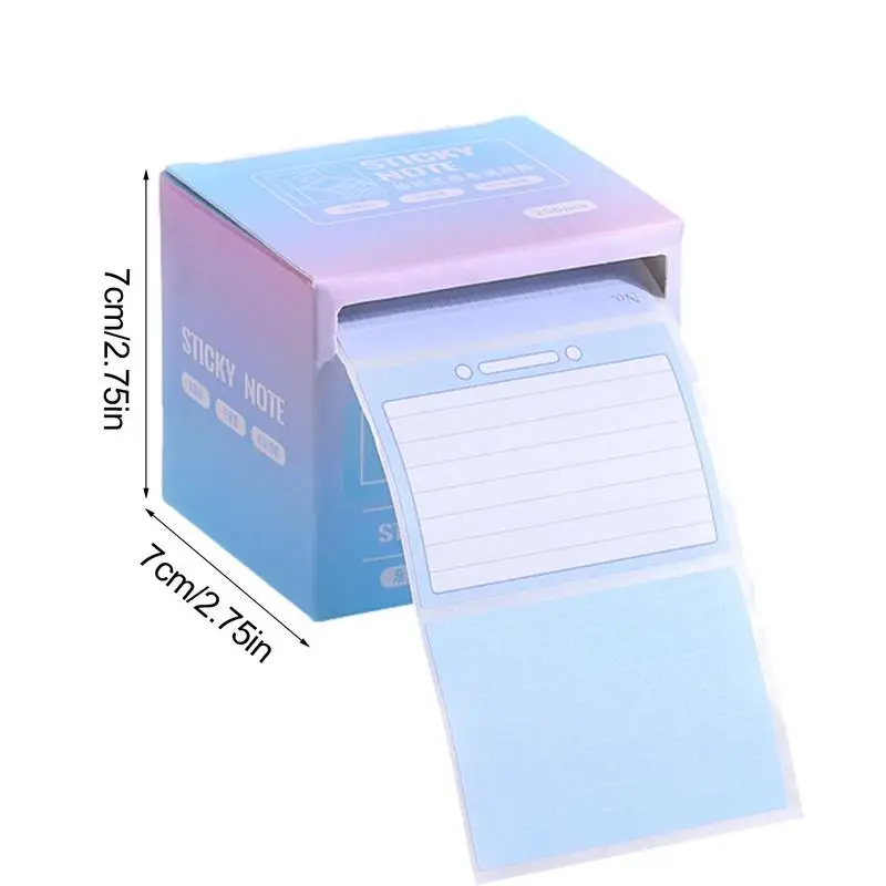 Pop-up Sticky Notes 256 Sheets Small Note Pads For Kids Pull-out Type Cute Writing Notes Paper Small Notes Teacher Must-Haves