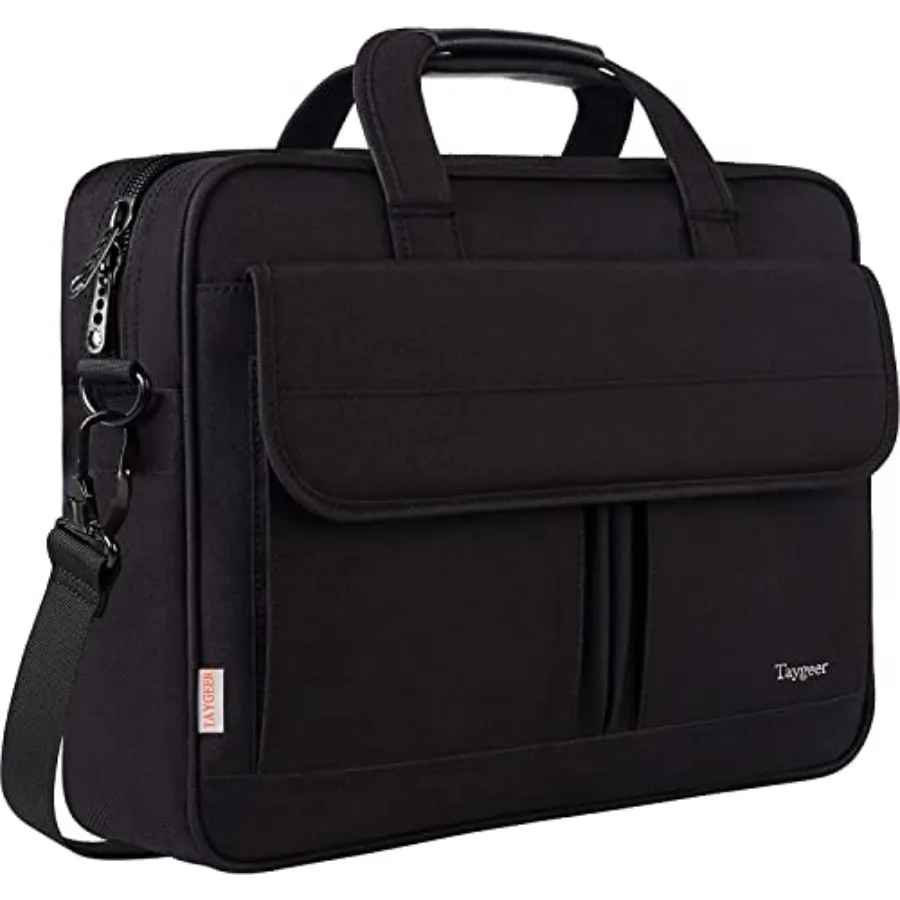 

Laptop Bag, Professional Busess Office Briefcase for Men Women, Premium Water Resistant Carry On Laptop Case Shoulder Messenger