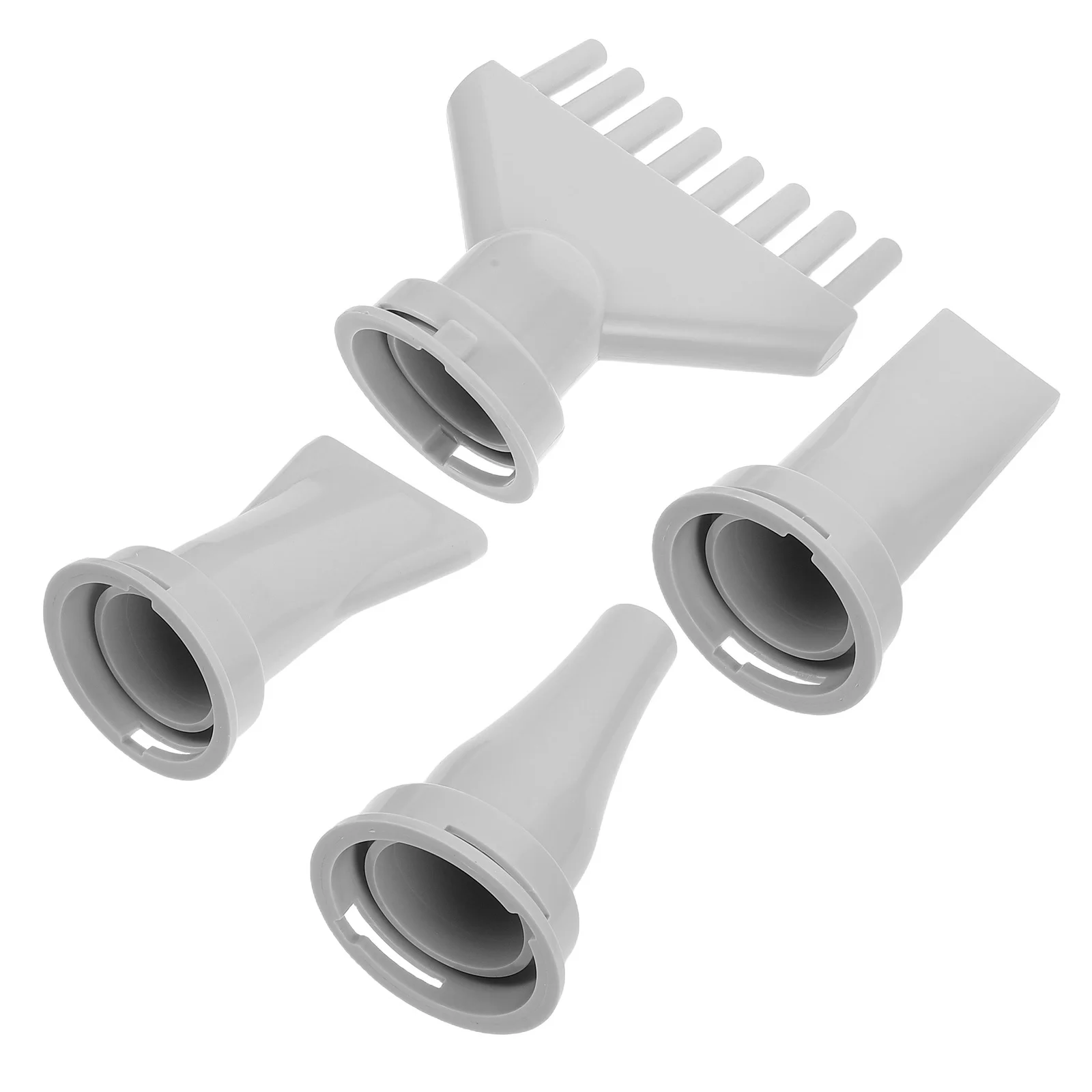 Buse de fixation pour sèche-cheveux pour animaux de compagnie, pièces de rechange en plastique pour le toilettage des chiens, outil de coiffure universel pour Salon de coiffure, 4 pièces