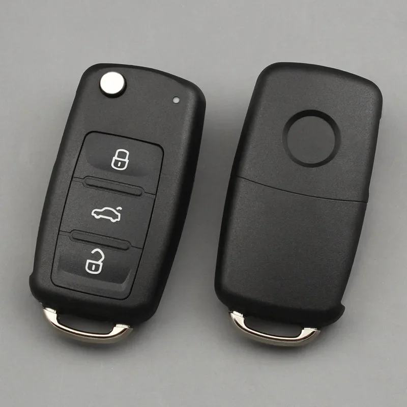 For VW Eos Golf GTI Passat Touareg Jetta Beetle Polo Up Tiguan Touran Touareg 5K0837202AD Remote Key Shell Case 2/3 Buttons