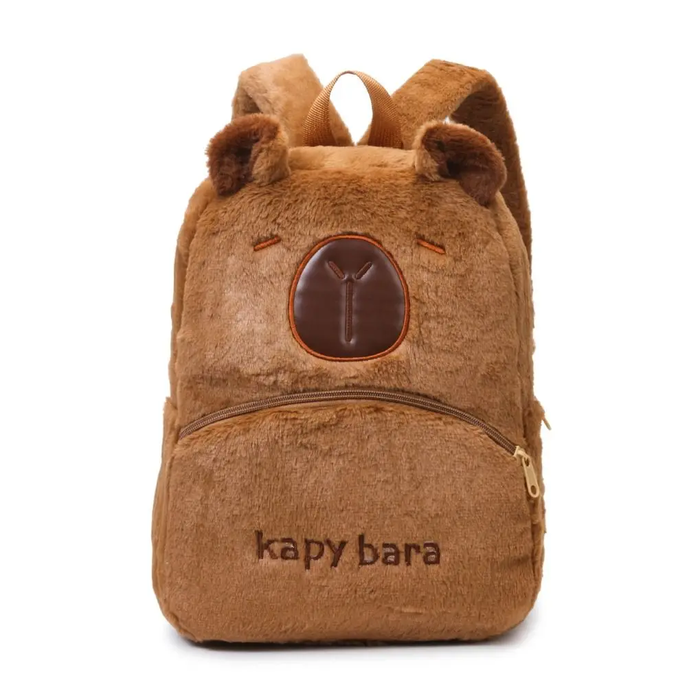 Tiere Capybara Rucksack Puppentasche Große Kapazität Cartoon Umhängetasche Umhängetasche Schultasche Studenten Schultasche Unisex
