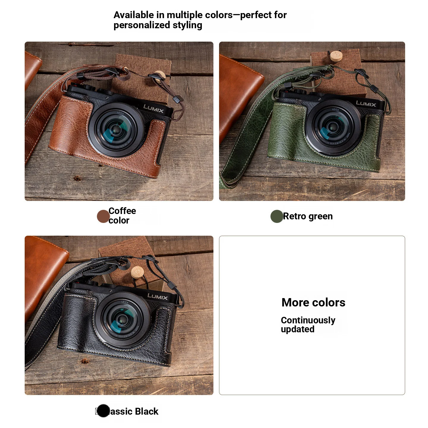 НОВАЯ сумка для фотоаппарата подходящая Panasonic Lumix L10 защитный чехол с плечевым ремнем аксессуары беззеркальных камер