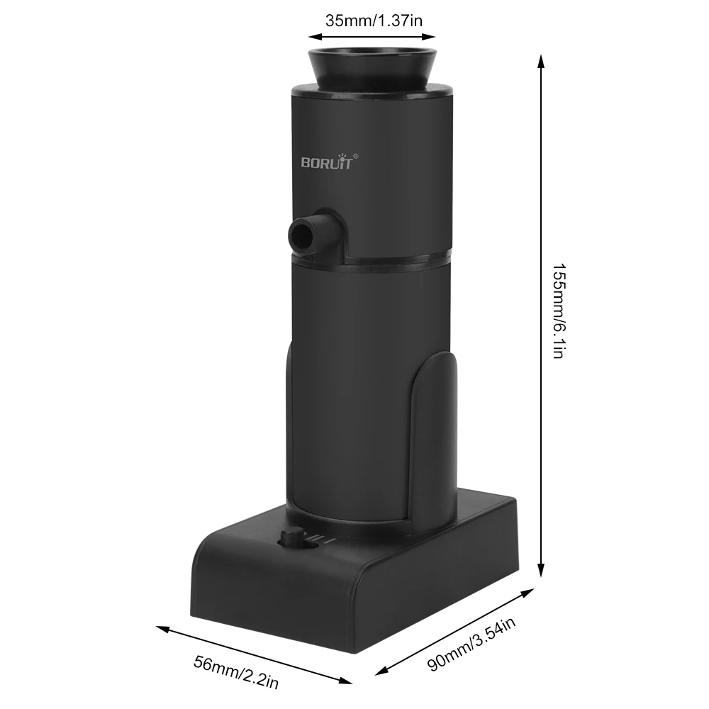 BORUIT Portable Molecular Cooking Smoke Gun Food Cold Smoke Generator Cocktail Smoke Room Barbecue Barbecue Smoke Wood