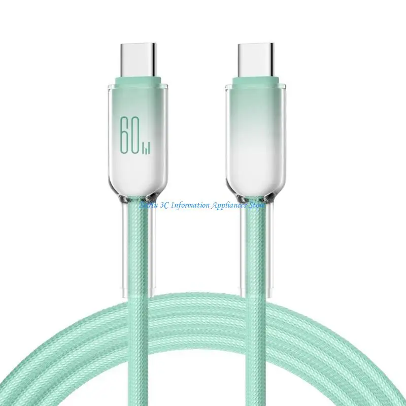 

Type C Data Cable Male to Male Connector Data Wire USB Type C Charging Cord