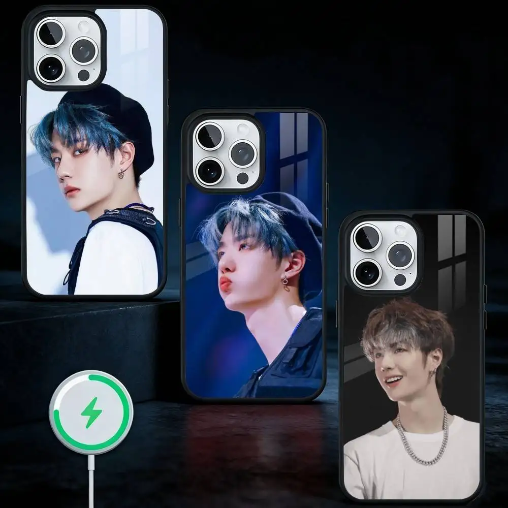 

Wang Yibo Phone Case For iPhone17,16,15,14,13 Plus,Pro Max Magnetic For Magsafe Wireless Charging