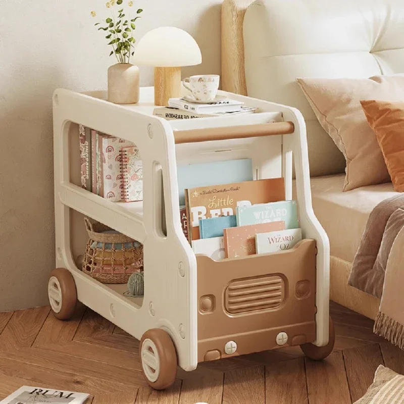 Montessori Bookshelf Library Children Book Shelves Bookcase Kids Accessorie Kinder Regal Cabinets Kids Accessories Shelf Nursery