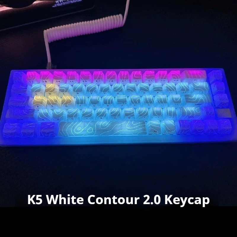 K5 Yanjing Gaming Mechanical Keyboard Modular 65-Row Full-Key Hot-Swappable Lowlatency Rgb Factorylubricated Mechanical Keyboard