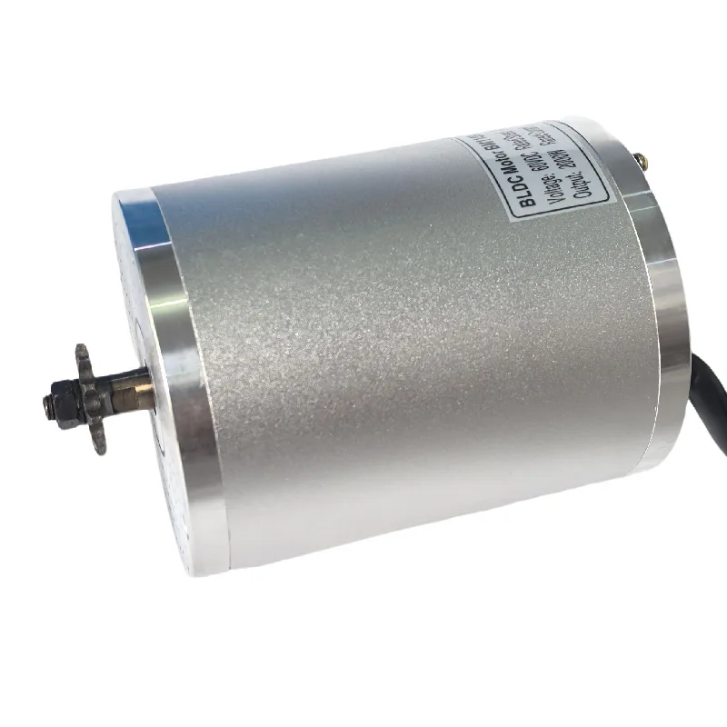 MY1020 BM1109 High Speed Brushless DC Motor 36V-72V 800W-3000W Upgrade Motor for Go-Kart & Electric Scooter Modification