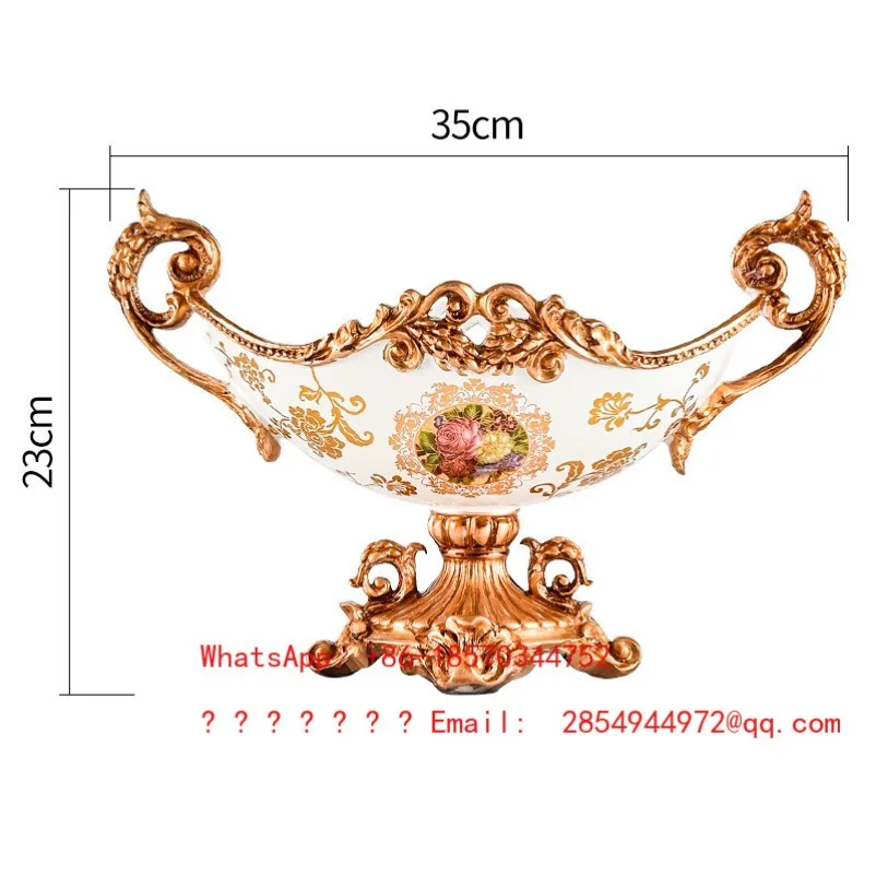 Nordic Style Craft Retro Fruit Plate Home Living Room Coffee Table Creative Decorative Ornament