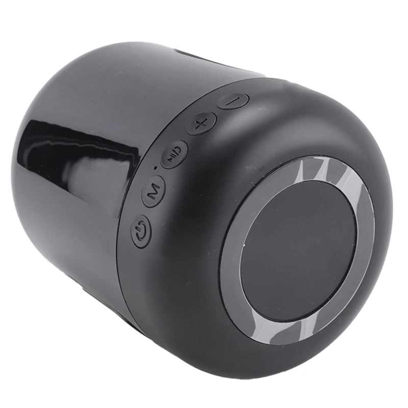 ลําโพงบลูทูธไร้สายไฟสีสันสดใสสมาร์ทAUX Audio TF Cardเล่นUSB 360 เสียงรอบทิศทางAI Voice Assistant