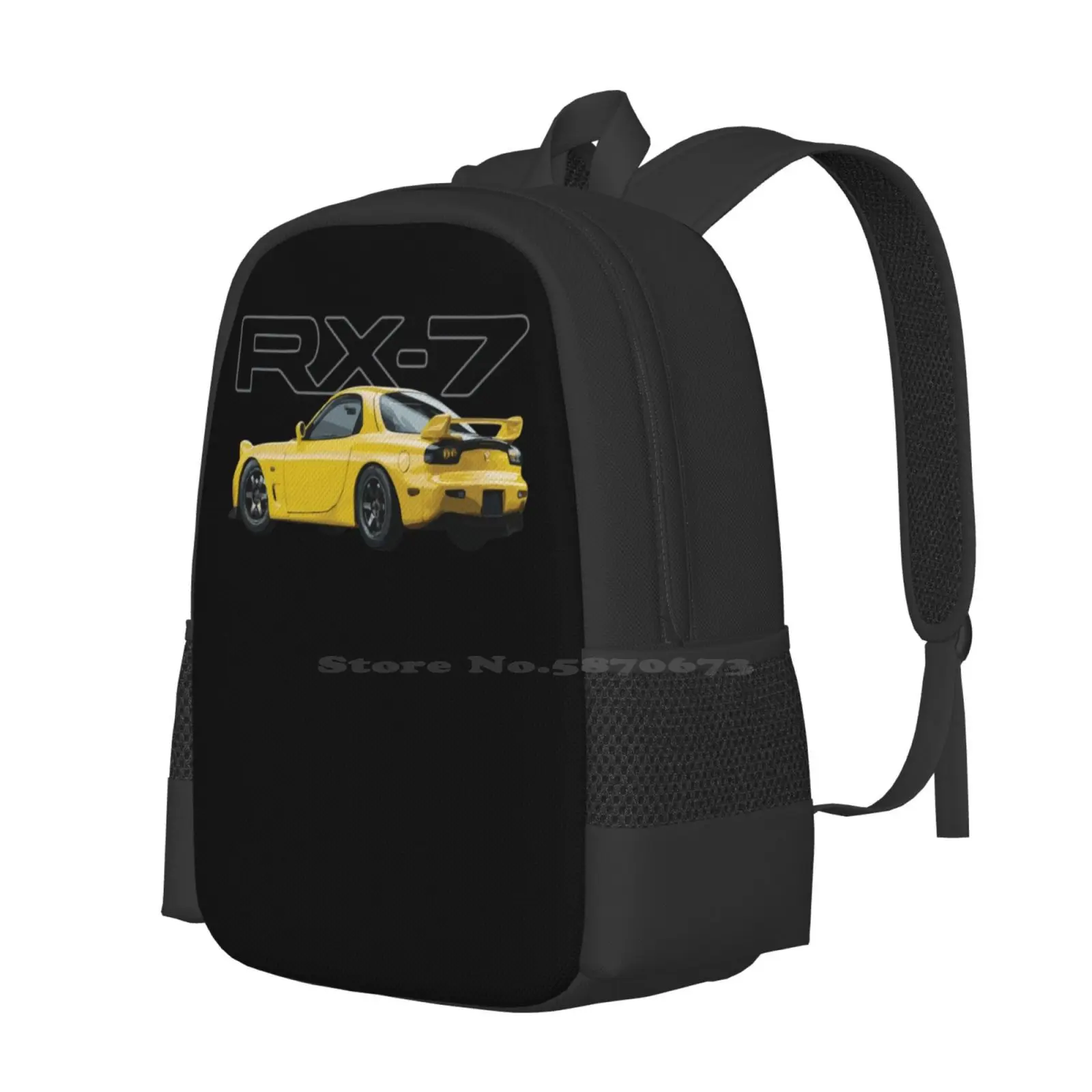 Fd3S Rx-7 Cym Hot Sale Backpack Fashion Bags Takumi Fujiwara Corolla Rx 7 Fd3S Jdm Rotary Ae86 Initial D Car Anime Manga Fc3S