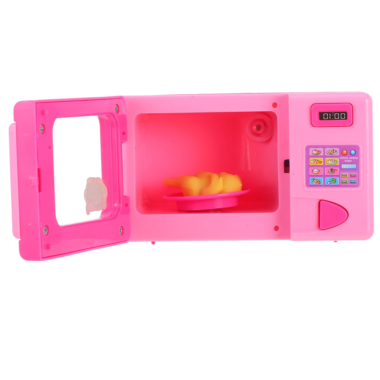 Simulation Toys Girls Child Microwave Oven Plaything Plastic House Scene Decor