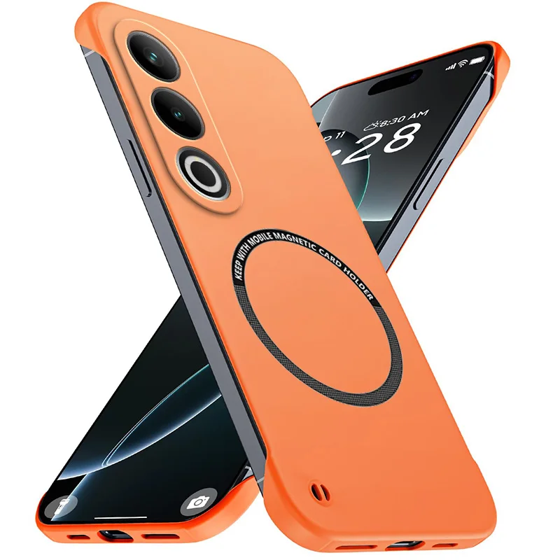 المغناطيسي سليم ل OnePlus Ace 3 فولت Ace3V PJF110 فرملس الحالات الهاتف ماتي المضادة للخدش الصلب غطاء الكمبيوتر بلا حدود للصدمات درع