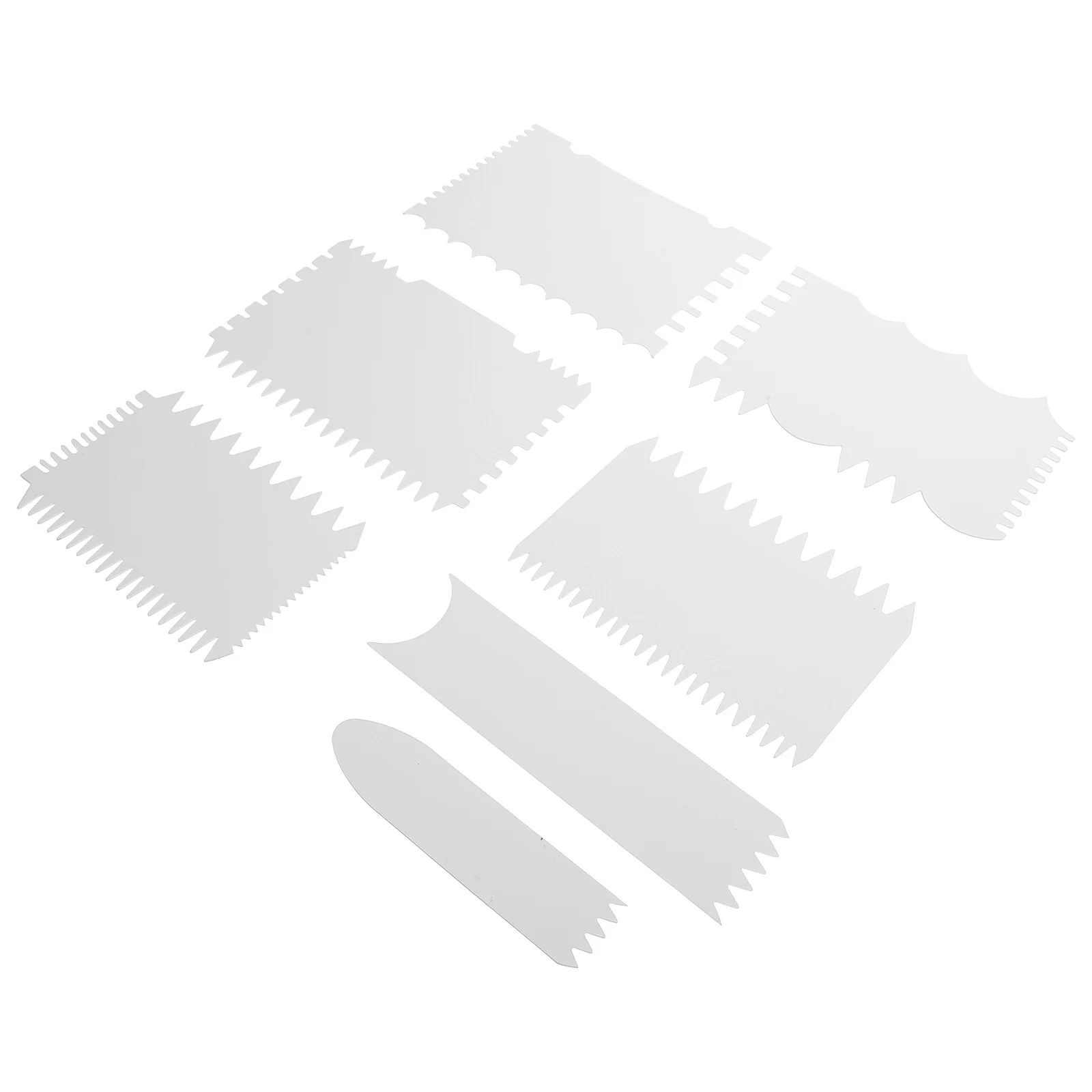 

7 pcs Painting Scrapers Acrylic Lightweight Portable Easy Clean DIY Tools Children Accessories Drawing Tool