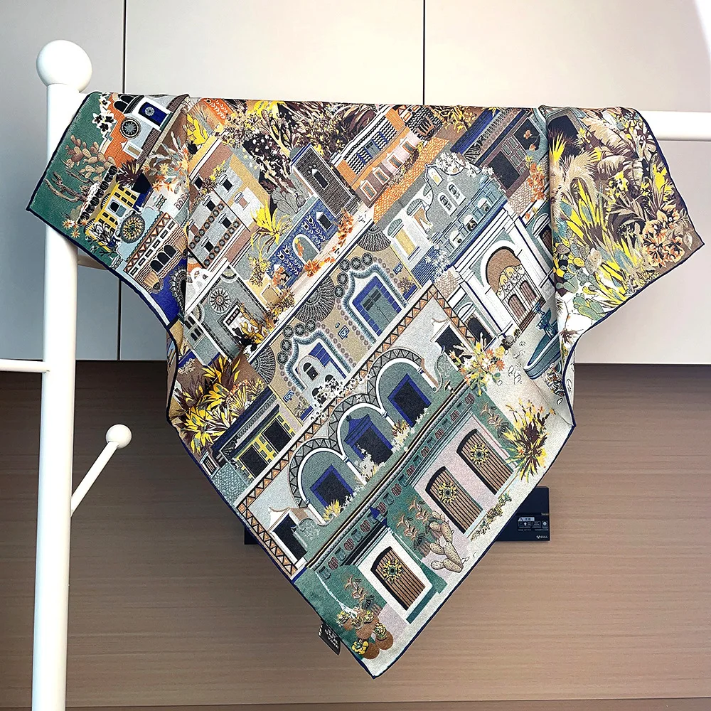 

Маленький саржевый шарф 65 см, ручная работа, бандана, шали, роскошные дизайнерские женские украшения для головы, волос, шеи, любовника, мамы, Рождественский подарок