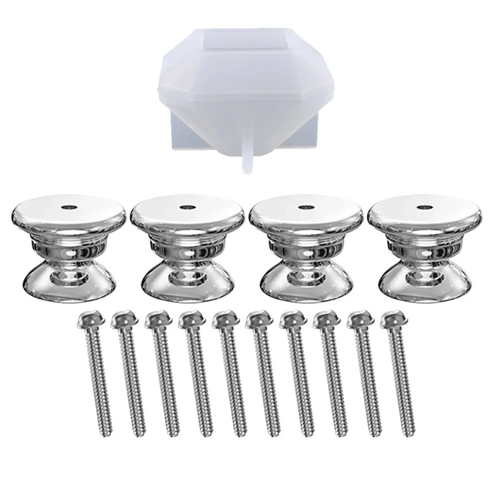 

1 set Silicone Mold for Drawer Handle 25mm Cabinet Pull Knob Maker Resin Molds DIY Crafts Storage Reusable Hardware Accessories