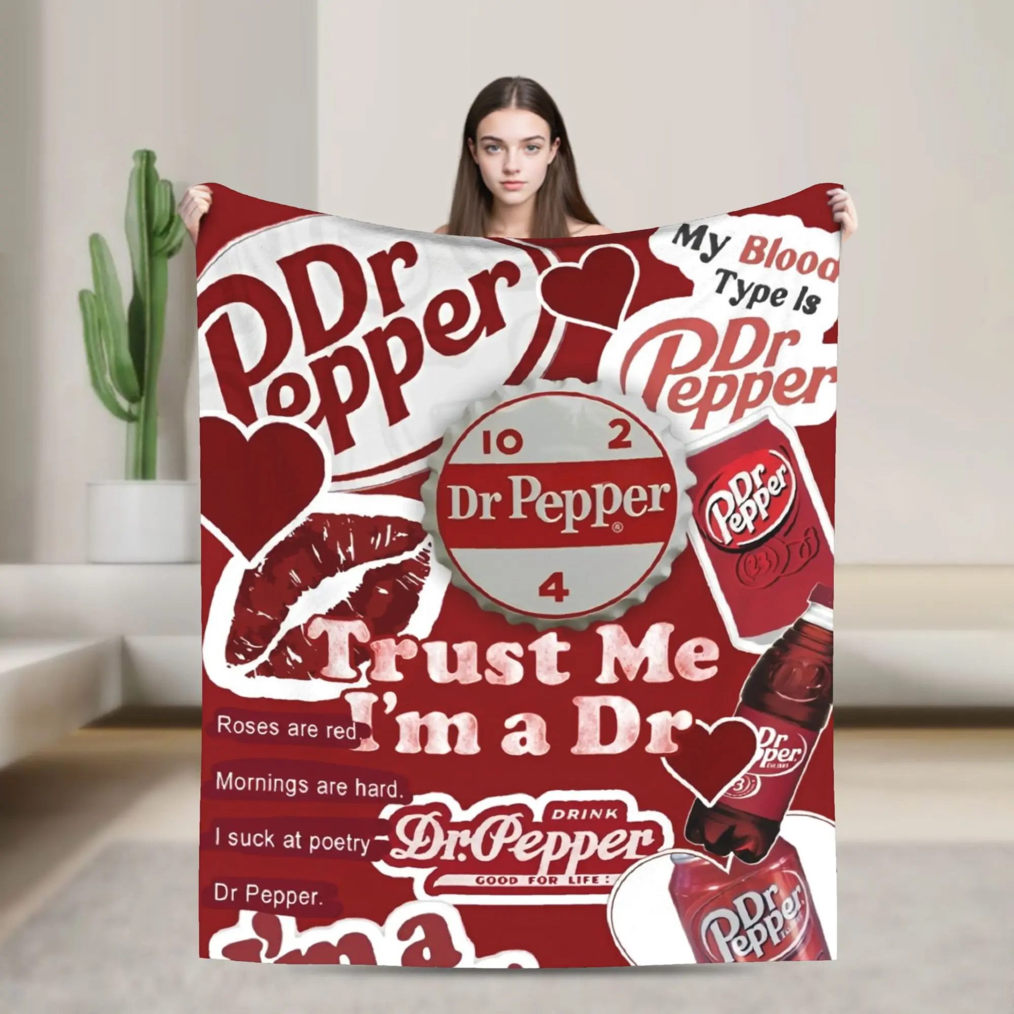 

Одеяла DR PEPPER LOVER FOREVER, флисовое потрясающее теплое одеяло для постельного белья, гостиной, осень/зима