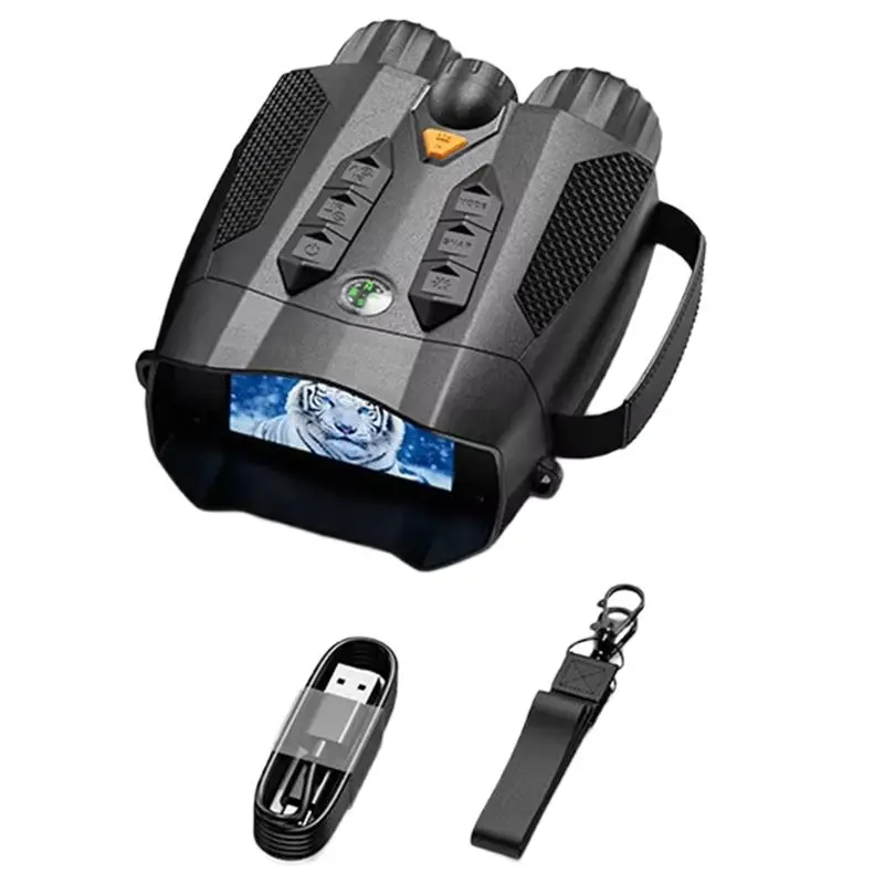 

【Купить сейчас】Цифровой бинокль с инфракрасным ночным видением HD, 48 миллионов пикселей, полноцветное изображение при слабом освещении, полное изображение в полной темноте, 800 метров