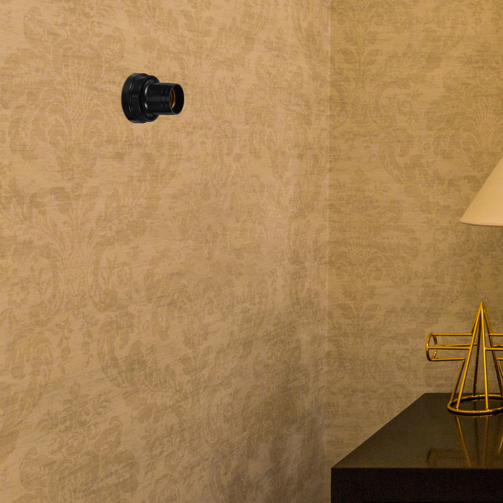 

5Pcs Screw in Lamp Base Holder Easy Installation Replacement Light Socket Fixture Socket Repair Parts for Home Office Commercial