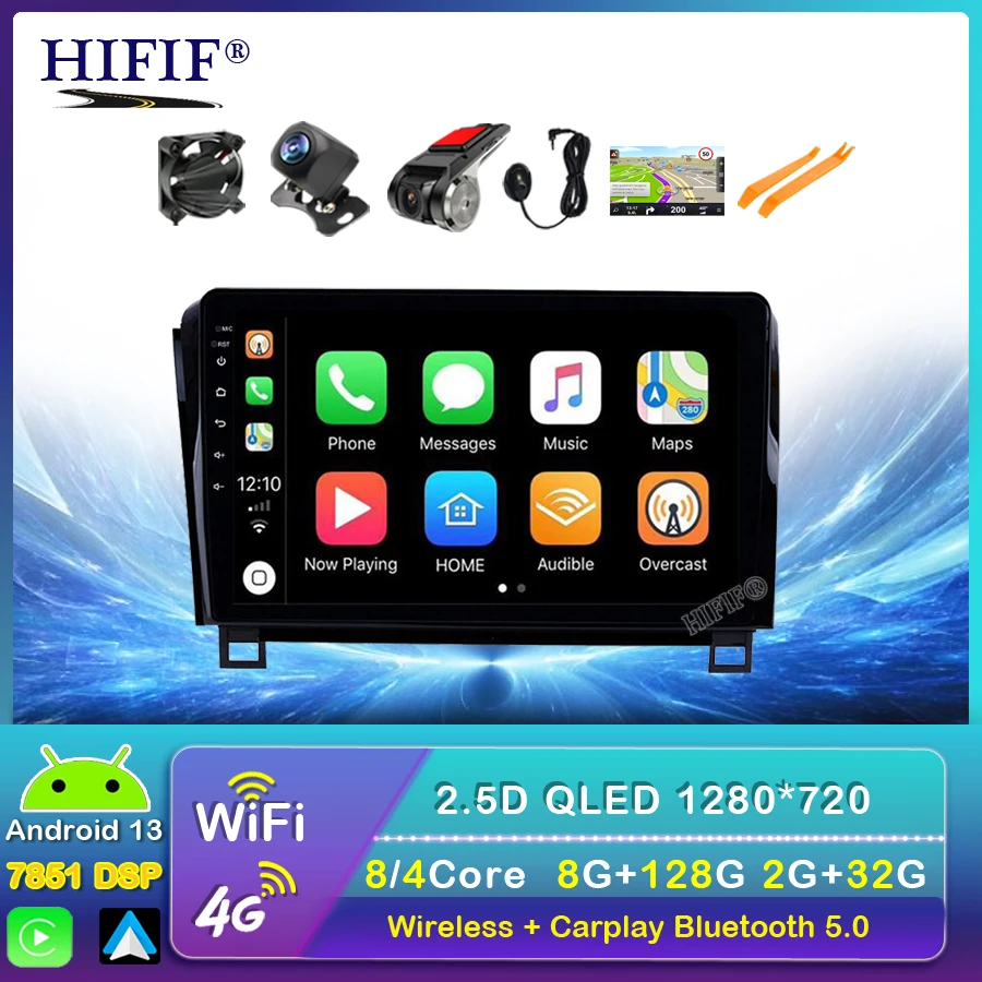 

Android 13 6G+128G Car GPS Navigation For Toyota Tundra/Sequoia 2008-2015 Car Radio Stereo BT Head Unit