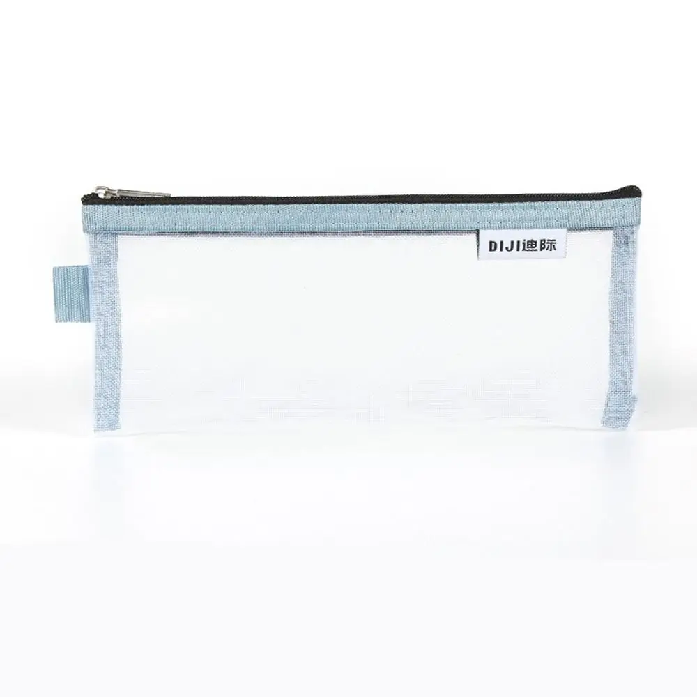 أكياس النايلون محفظة صغيرة سستة الحقيبة فرشاة التجميل حقيبة ملفات شفافة حقيبة أدوات مكتبية شبكة حقيبة أقلام رصاص أكياس تخزين شبكية