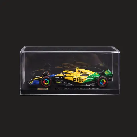 Bburago 1:43 MCL38 F1 McLaren 2024 Miami Grand Prix Legeringsbil Miniatyr Diecast Modell #4 Lando Norris #81 Oscar Piastri Leksaksbil 10 best sales F1 McLaren - №5