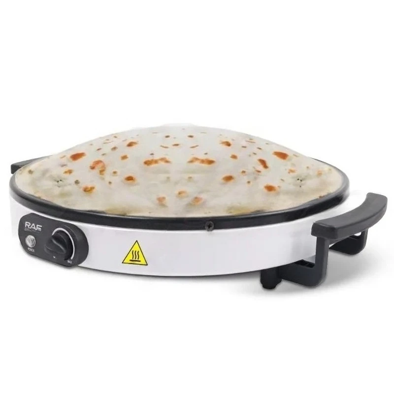 45cm Non-Stick Electric Crepe Maker | Large Commercial/Home Pancake Machine | Adjustable Temp for Perfect Crepes
