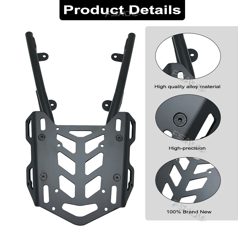 ADV160 Rear Seat Luggage Carrier Rack Support Frame Fit For Honda ADV 160 2023 Motorcycle Accessories