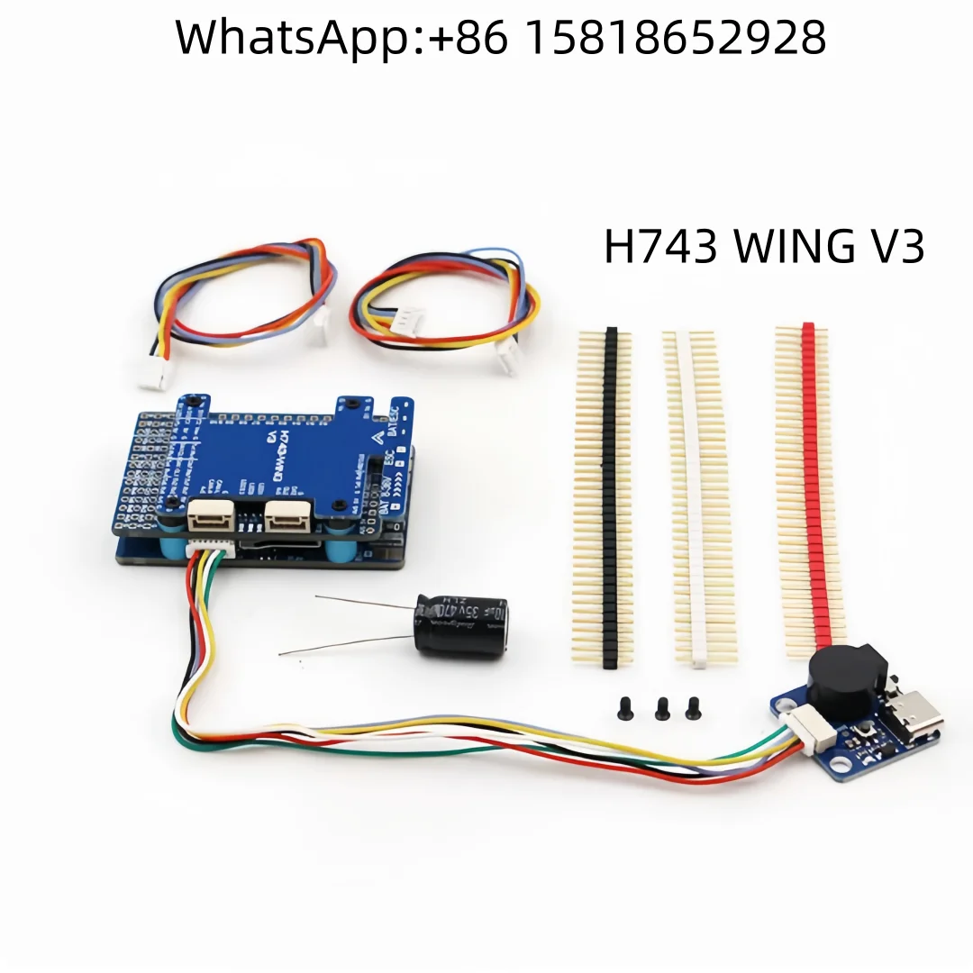 

1pcs MATEK H743 WING V3 Fixed-Wing Flight Controller 2-8S Dual Gyroscope Supports Dual Cameras