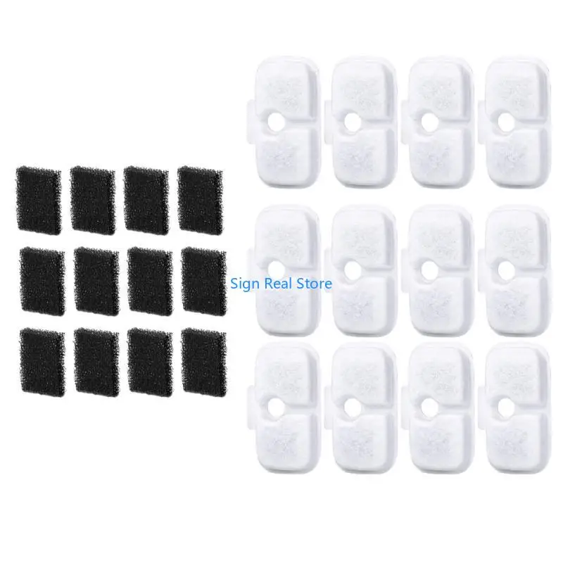 

4 Pack Replacement Filters Provide Refreshing Water for Pet Fountain 41XB