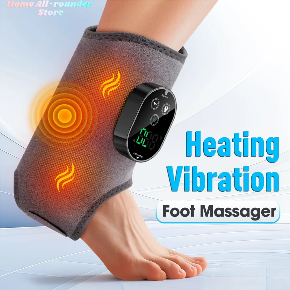 

Electric Heating Ankle Guard 5 Levels Hot Compress Vibration Massage Wrist Ankle Brace Hand Foot Protect Rechargeable Wristband