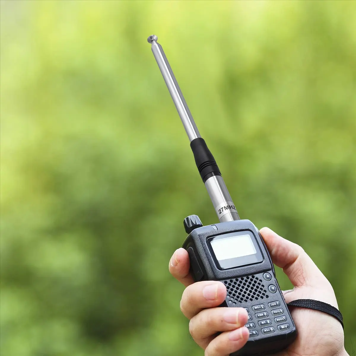 SWXF Walkie Talkie Antenna 27MHz CB Retractable High Gain Portable Radio Walkie Talkie Antenna BNC Connectors